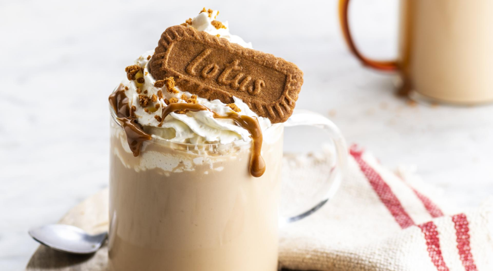 Hot Biscoff Milk Latte Recipe