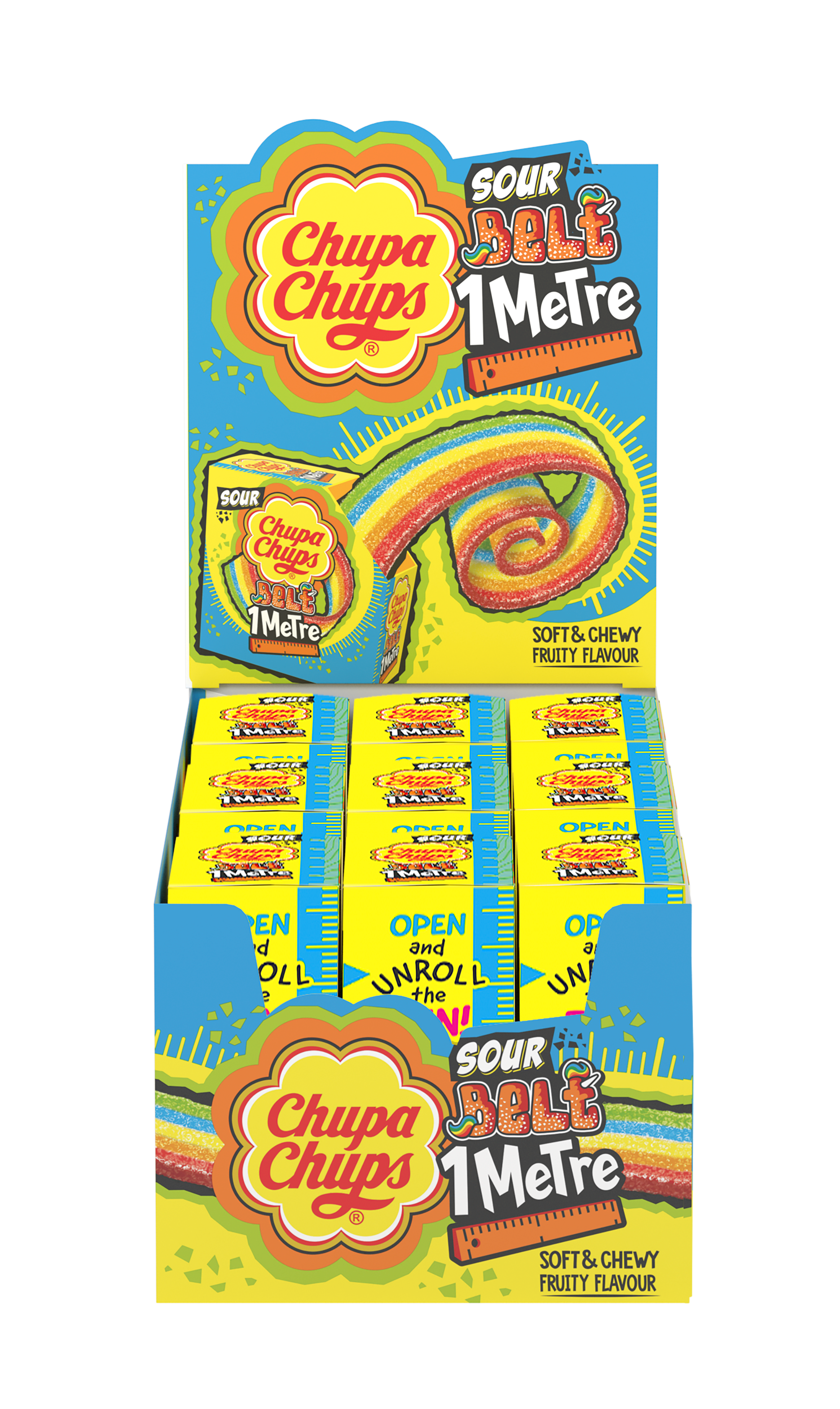 Chupa Chups 1M Belt 55g (Box of 9)