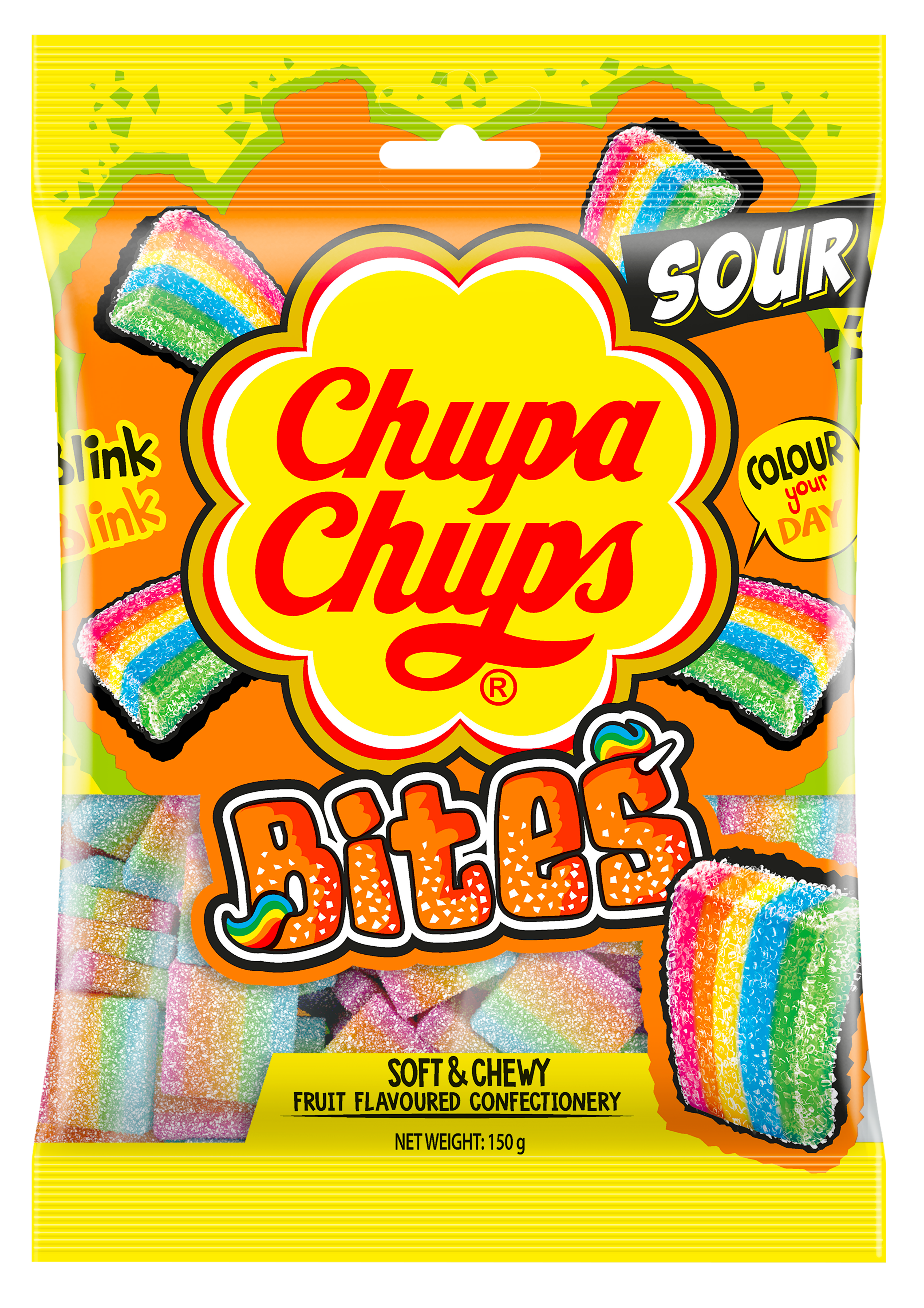 Chupa Chups Sour Bites 150g x 12