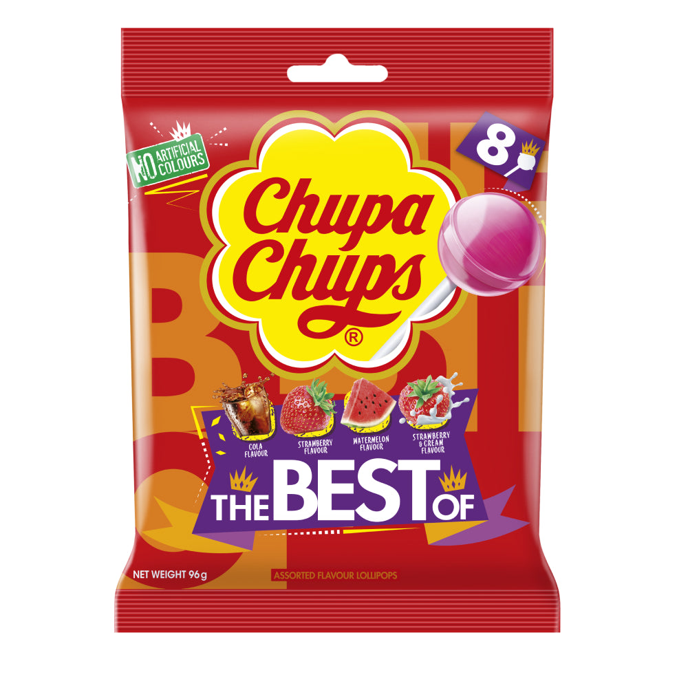 Chupa Chups Best of Lollipops 96g (Box of 9)