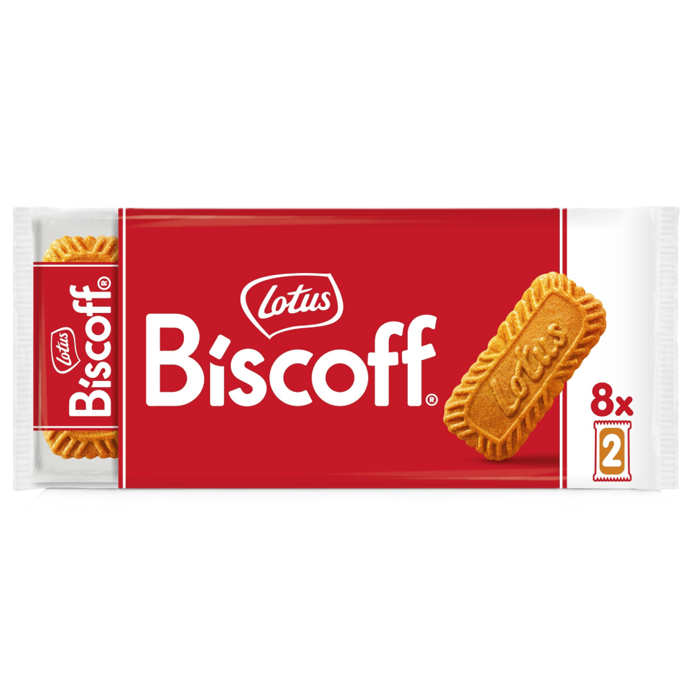 Lotus Biscoff Classic Biscuits 8x2pack 124g (Box of 12)