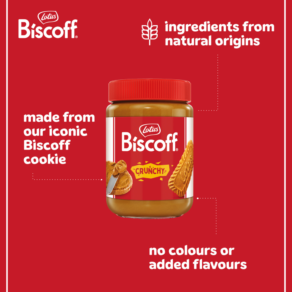 Lotus Biscoff Spread (Crunchy) 380g (Box of 6)