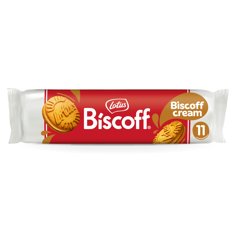 Lotus Biscoff Sandwich Biscuits Biscoff Cream 110g (Box of 12)