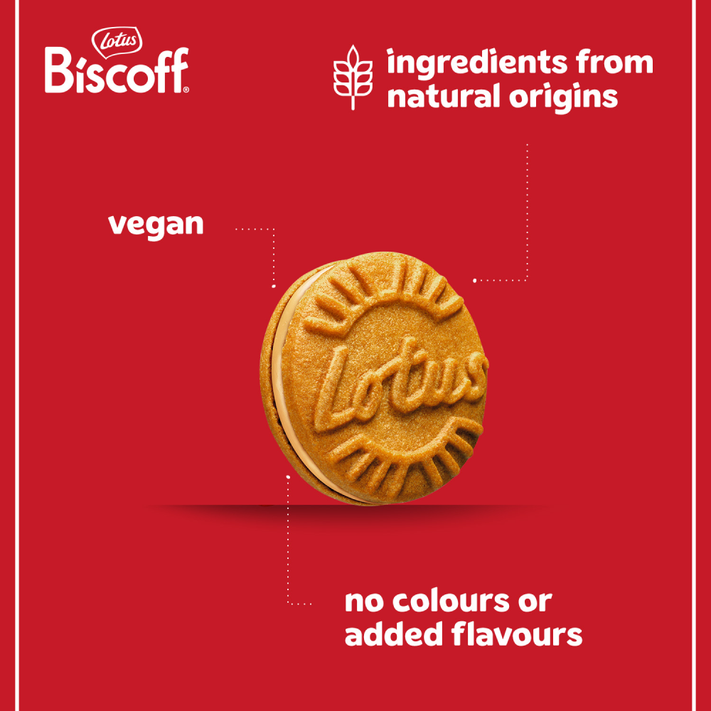 Lotus Biscoff Sandwich Biscuits Biscoff Cream 110g (Box of 12)