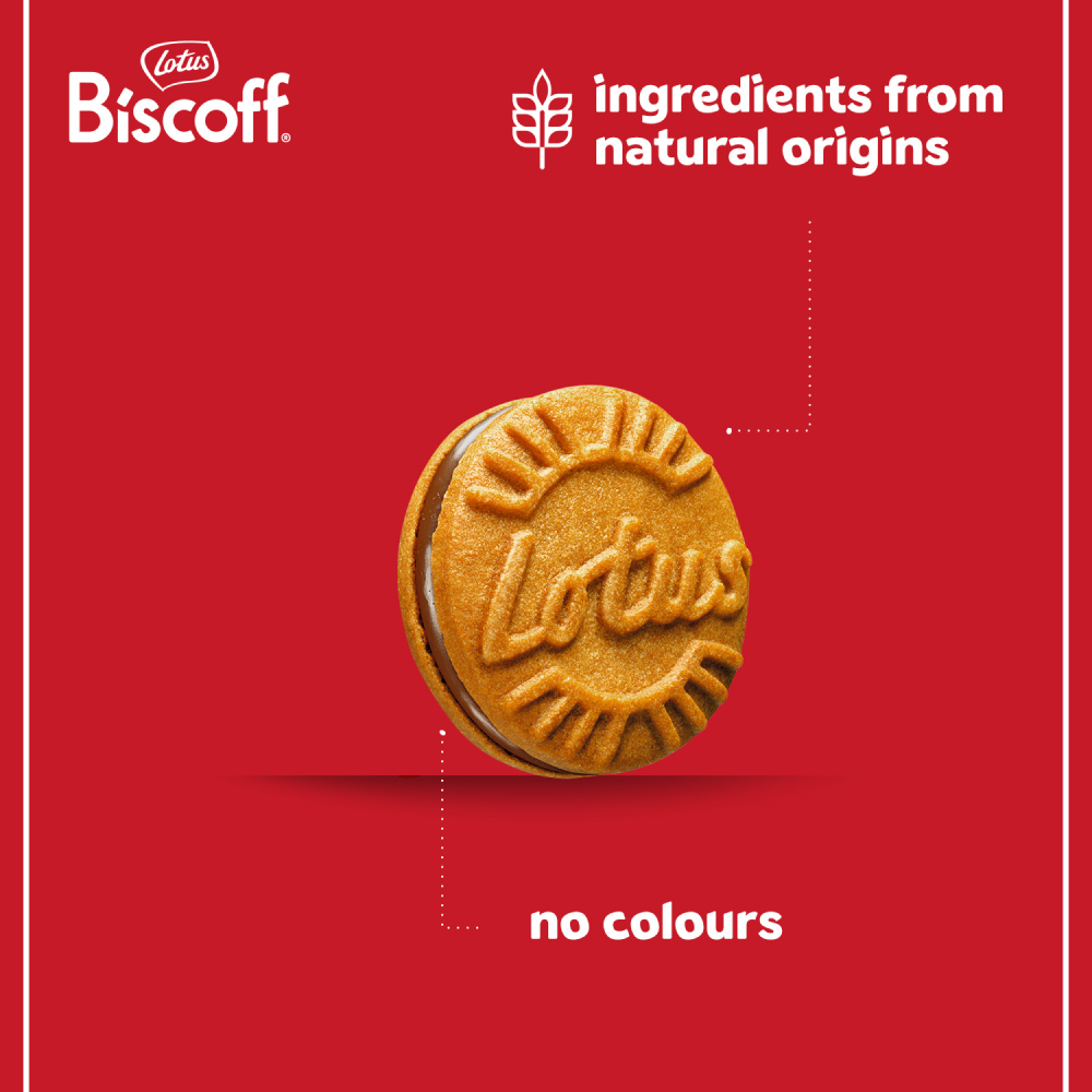 Lotus Biscoff Sandwich Biscuits Milk Chocolate 110g (Box of 12)