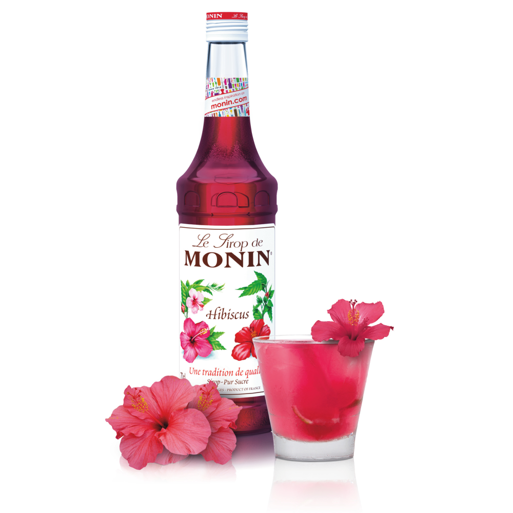 Monin Hibiscus Syrup 700ml (Box of 6)