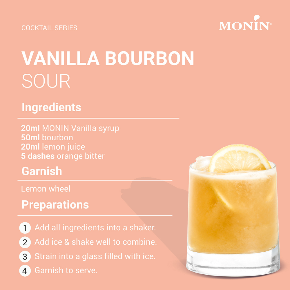 Monin Vanilla Syrup 700ml
