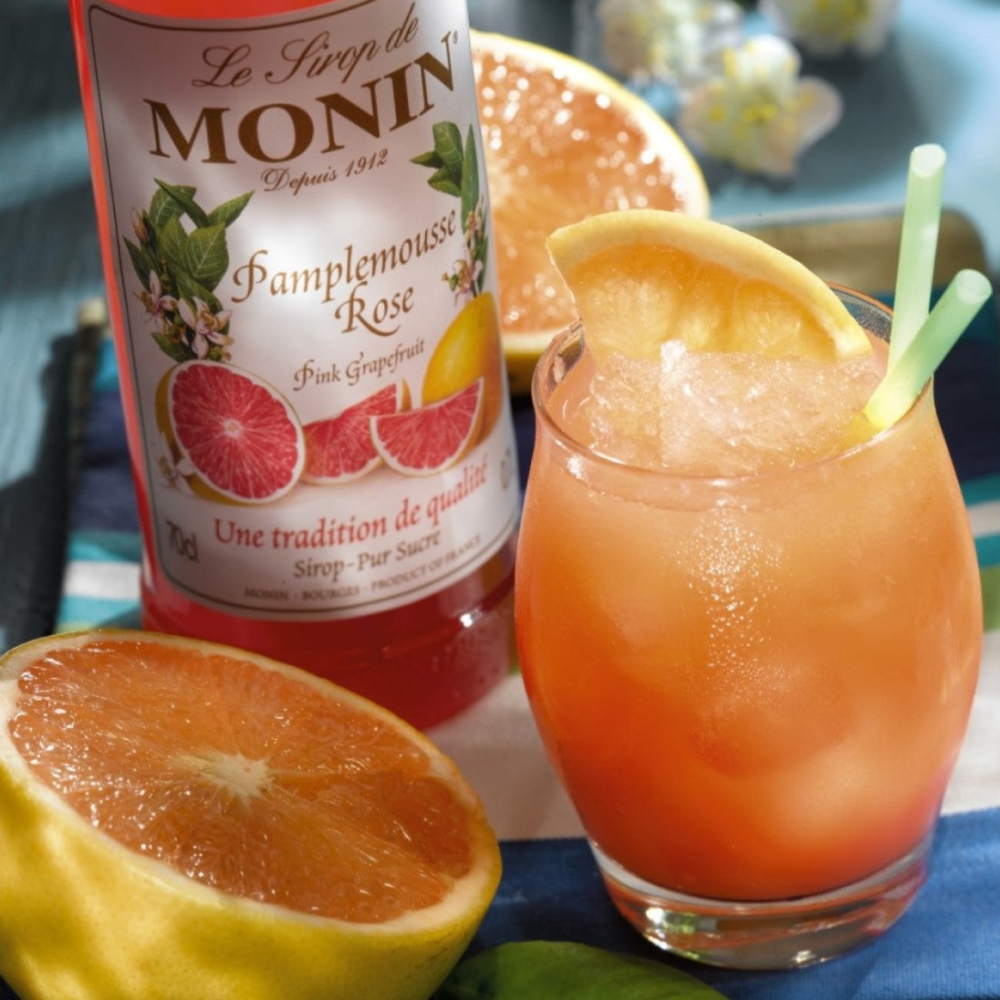 Monin Pink Grapefruit Syrup 700ml (Box of 6)