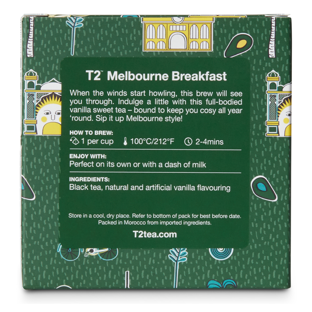 T2 Melbourne Breakfast BOP