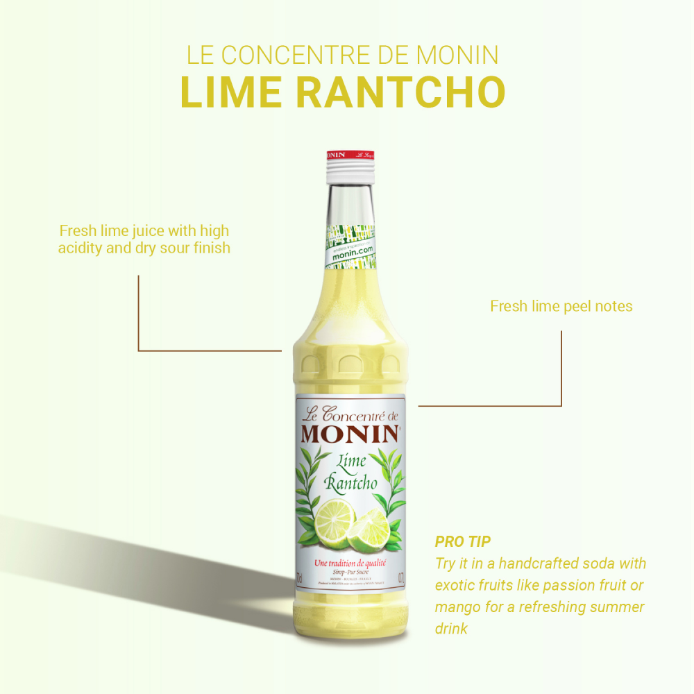 Monin Lime Rantcho Syrup