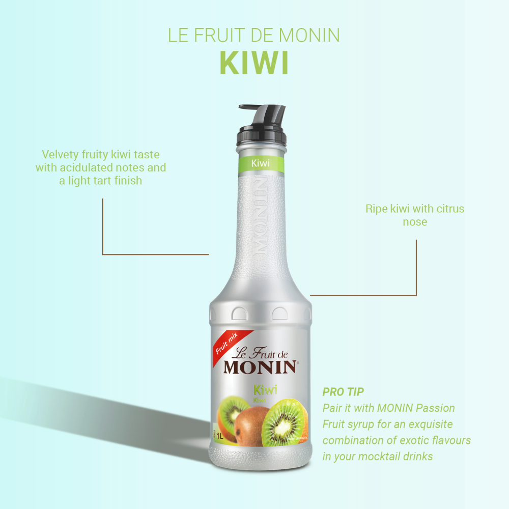 Monin Kiwi Puree 1L (Box of 4)