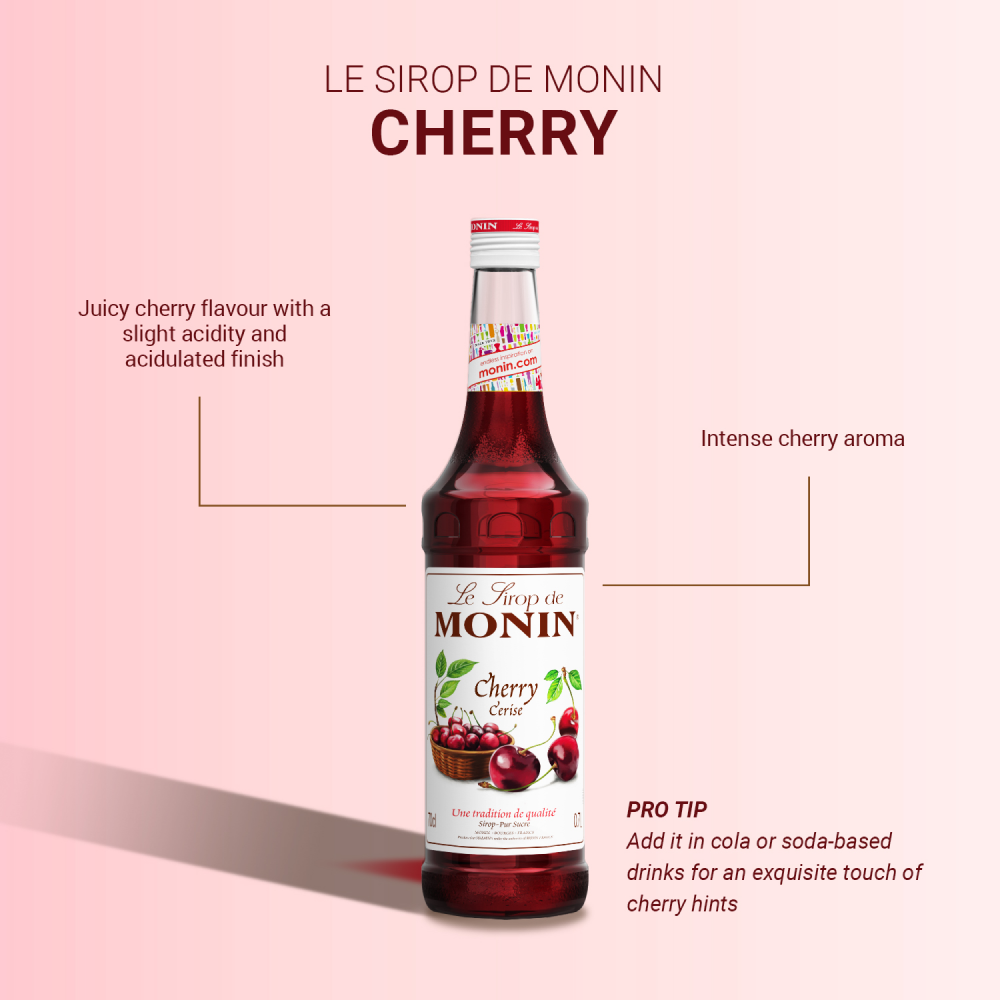 Monin Cherry Syrup 700ml (Box of 6)