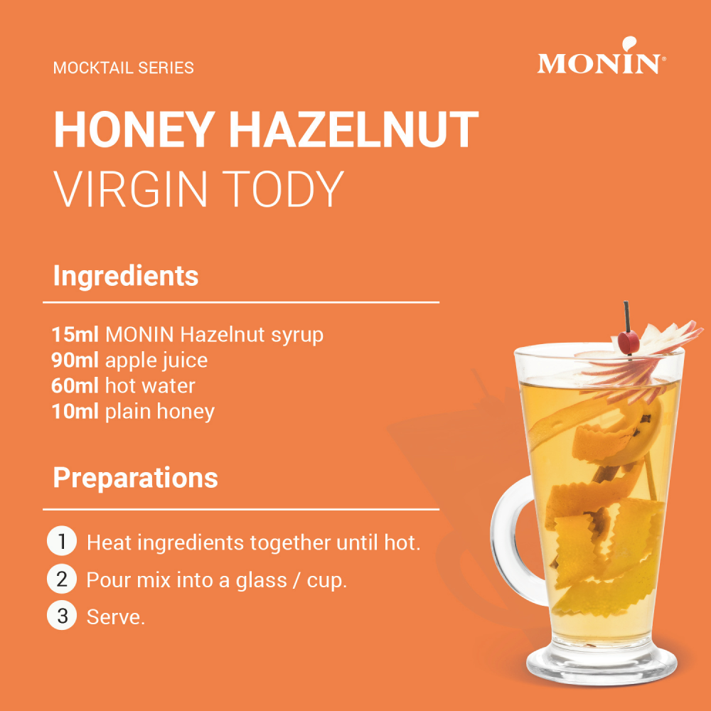 Monin Hazelnut Syrup 700ml (Box of 6)