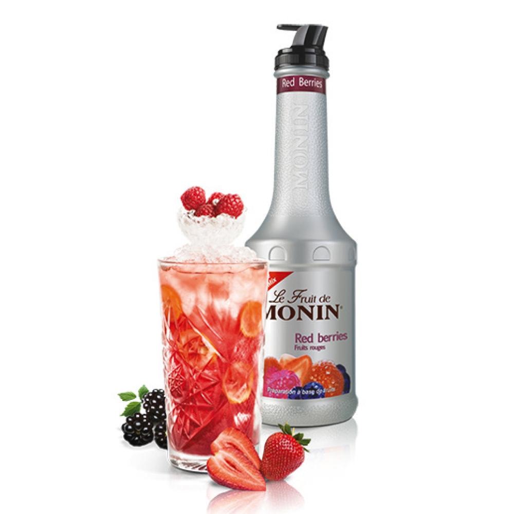 Monin Red Berry Puree 1L (Box of 4)
