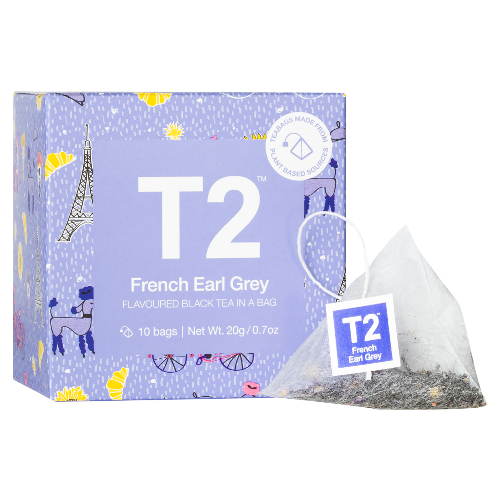T2 French Earl grey 10pack + bag