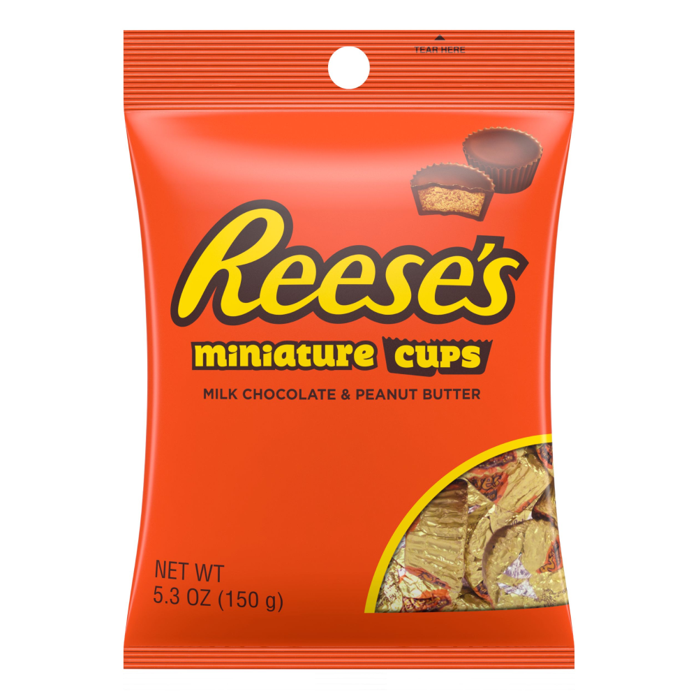 Reese's Peanut Butter Cup Miniatures 150g (Box of 12)