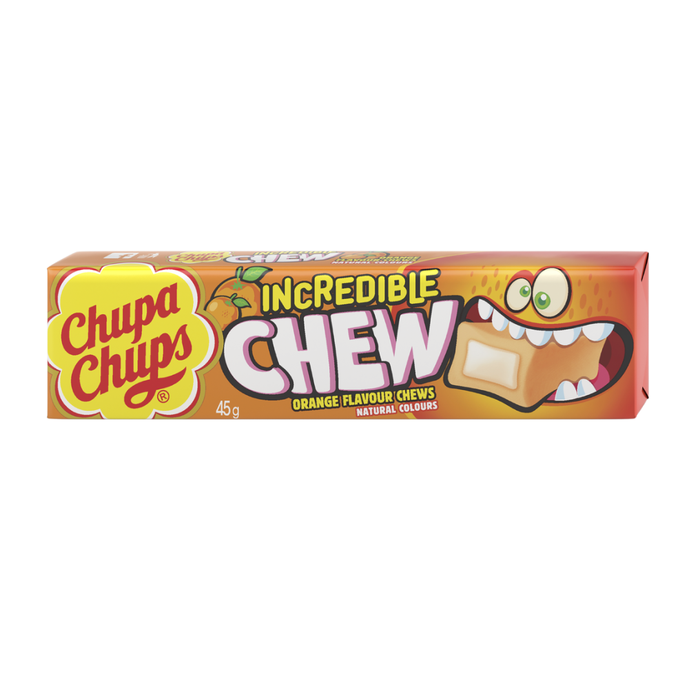 Chupa Chups Incredible Orange 45g (Box of 20)