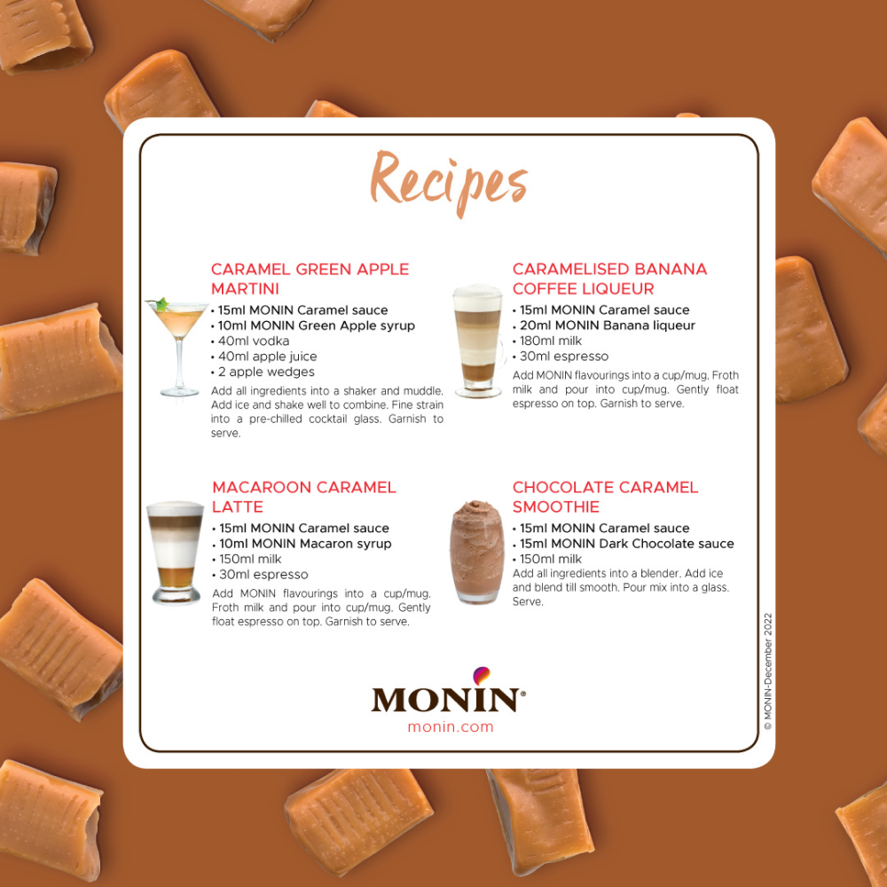 Monin Caramel Sauce 1.89L (Box of 4)