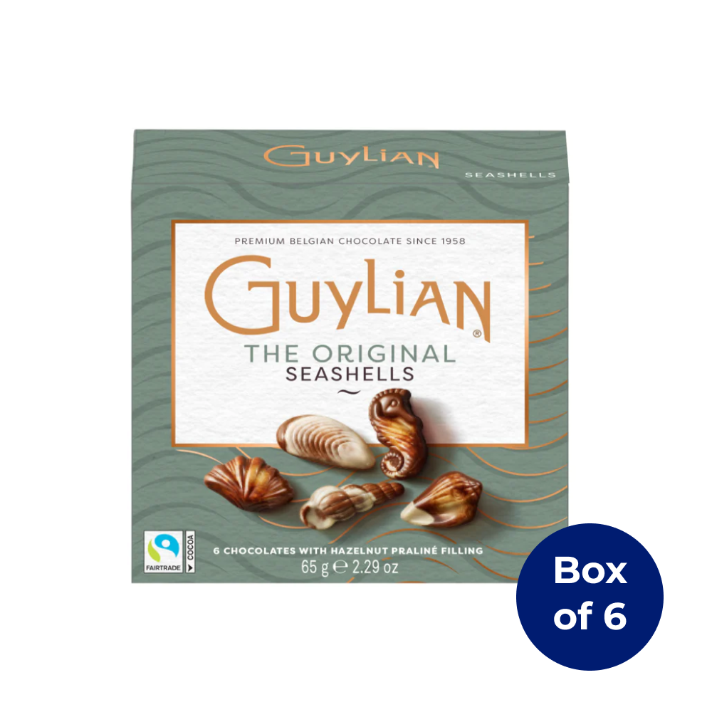 Guylian Chocolate Seashells 65g Box of 6