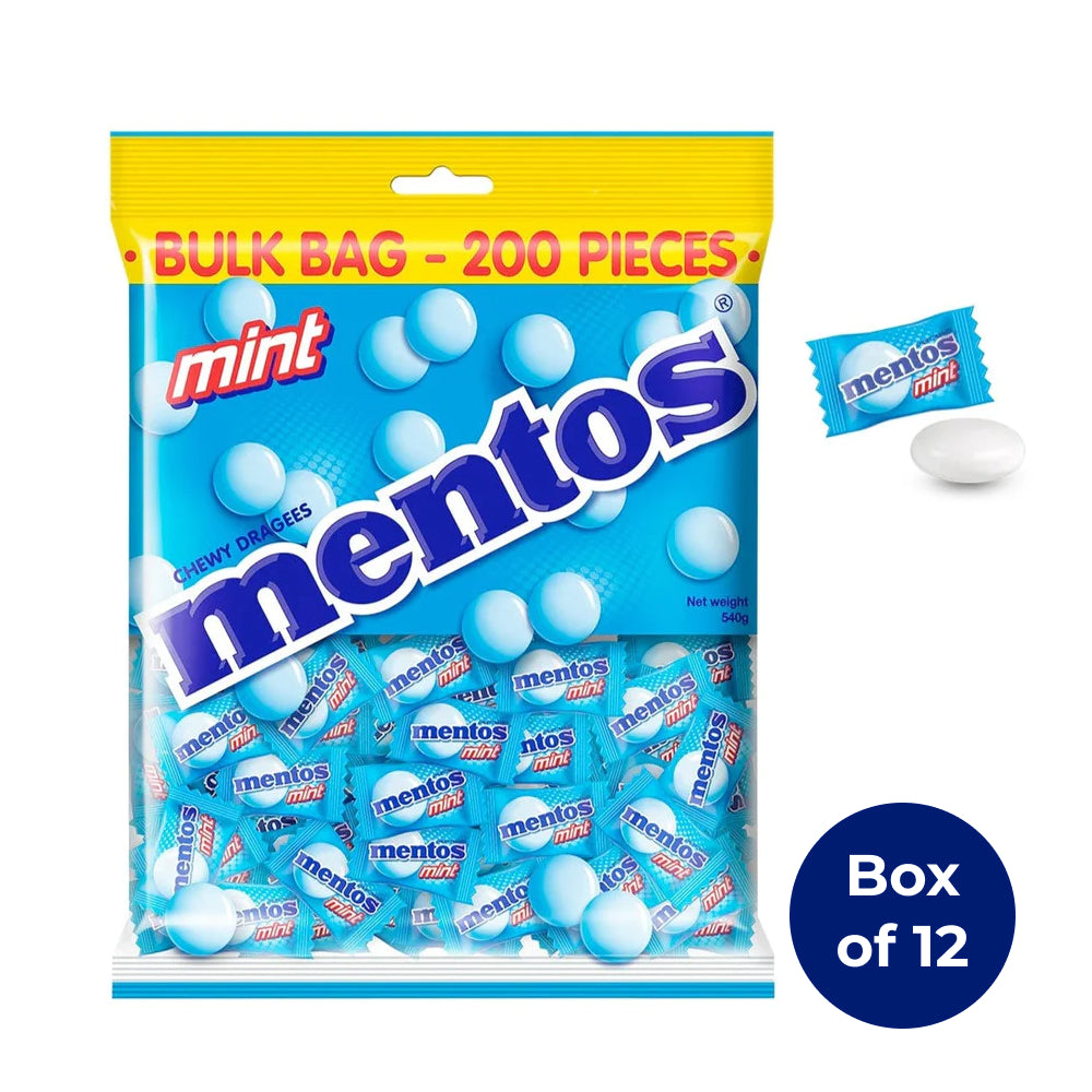 Mentos Mint Candy Pillowpack 540g (Box of 12)