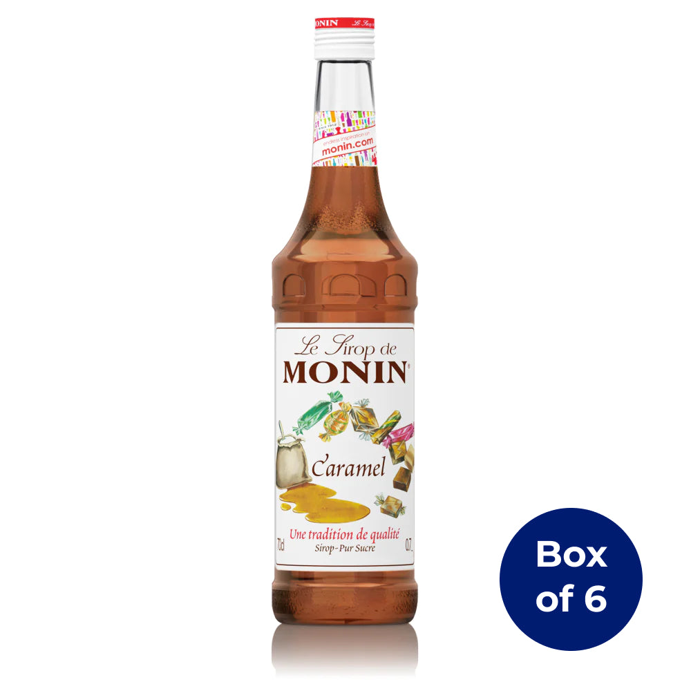 Monin Caramel Syrup 700ml (Box of 6)