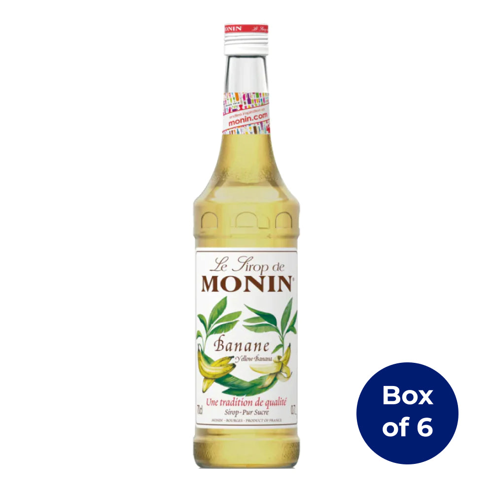 Monin Banana Syrup 700ml (Box of 6)