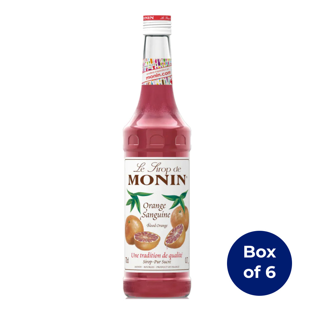 Monin Blood Orange Syrup 700ml (Box of 6)