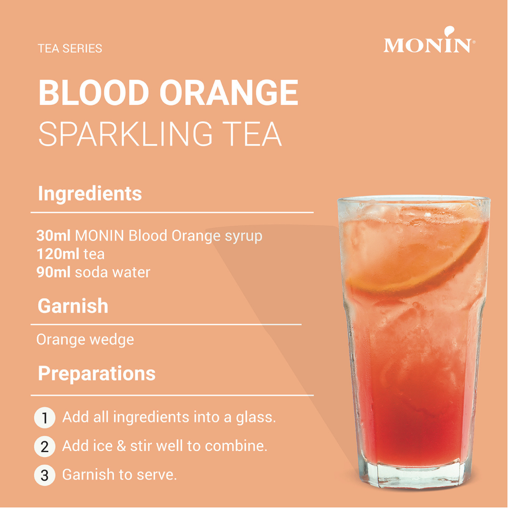 Monin Blood Orange Syrup 700ml (Box of 6)