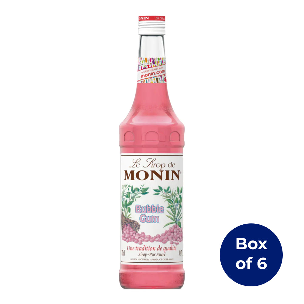 Monin Bubblegum Syrup 700ml (Box of 6)