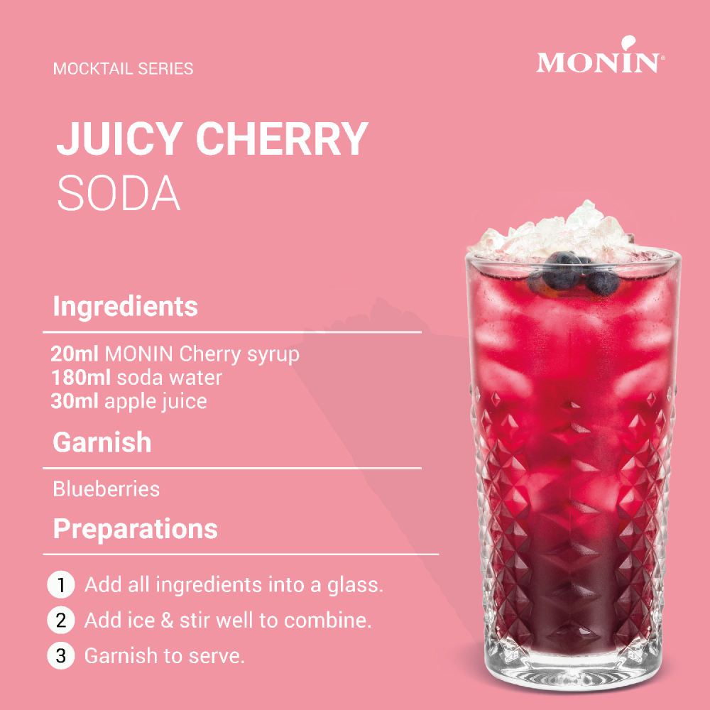 Monin Cherry Syrup 700ml (Box of 6)
