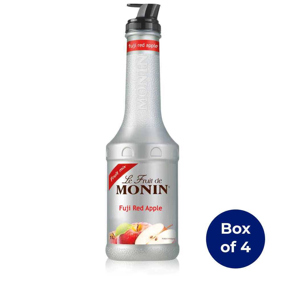 Monin Fuji Red Apple Puree 1L (Box of 4)