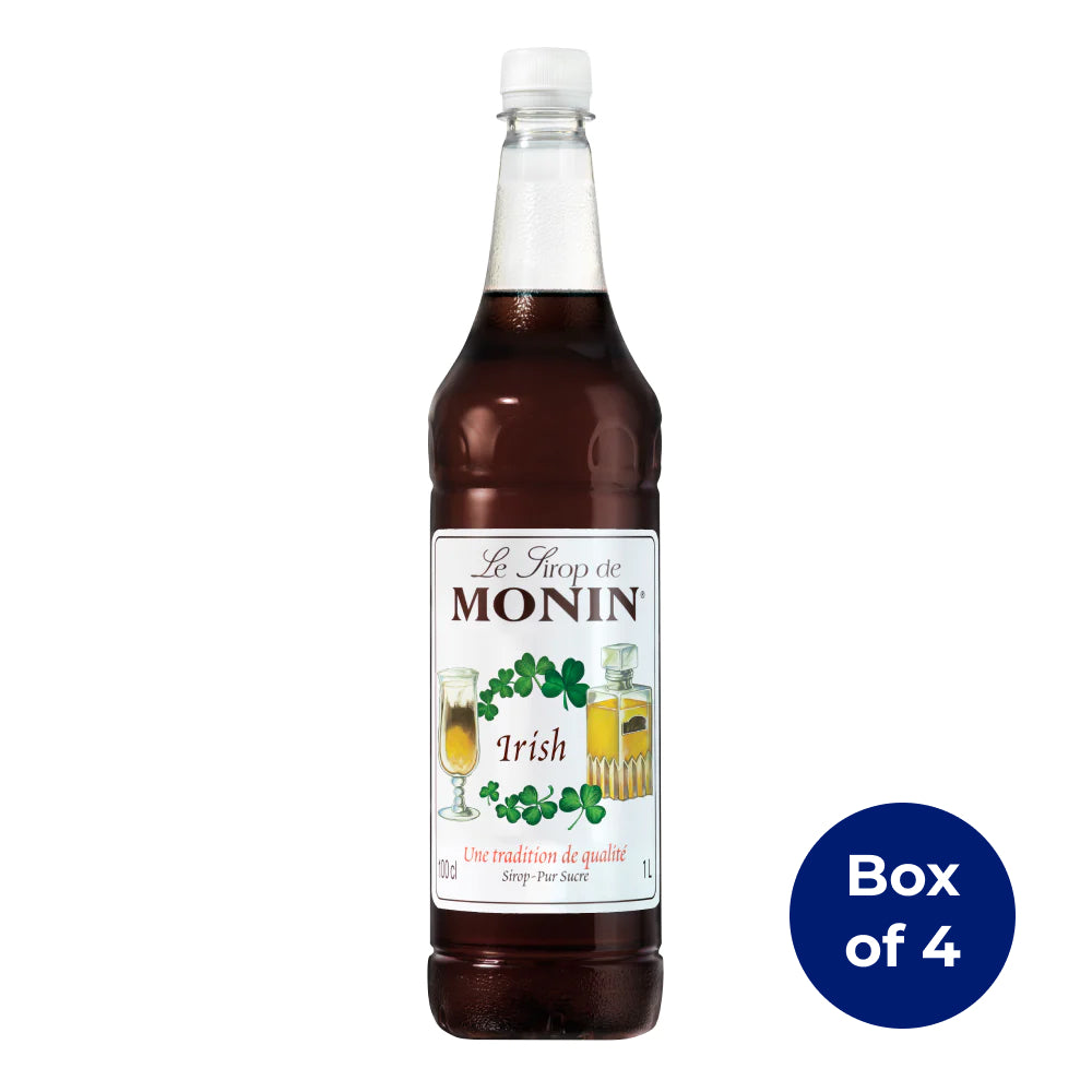Monin Irish Syrup 1L (Box of 4)