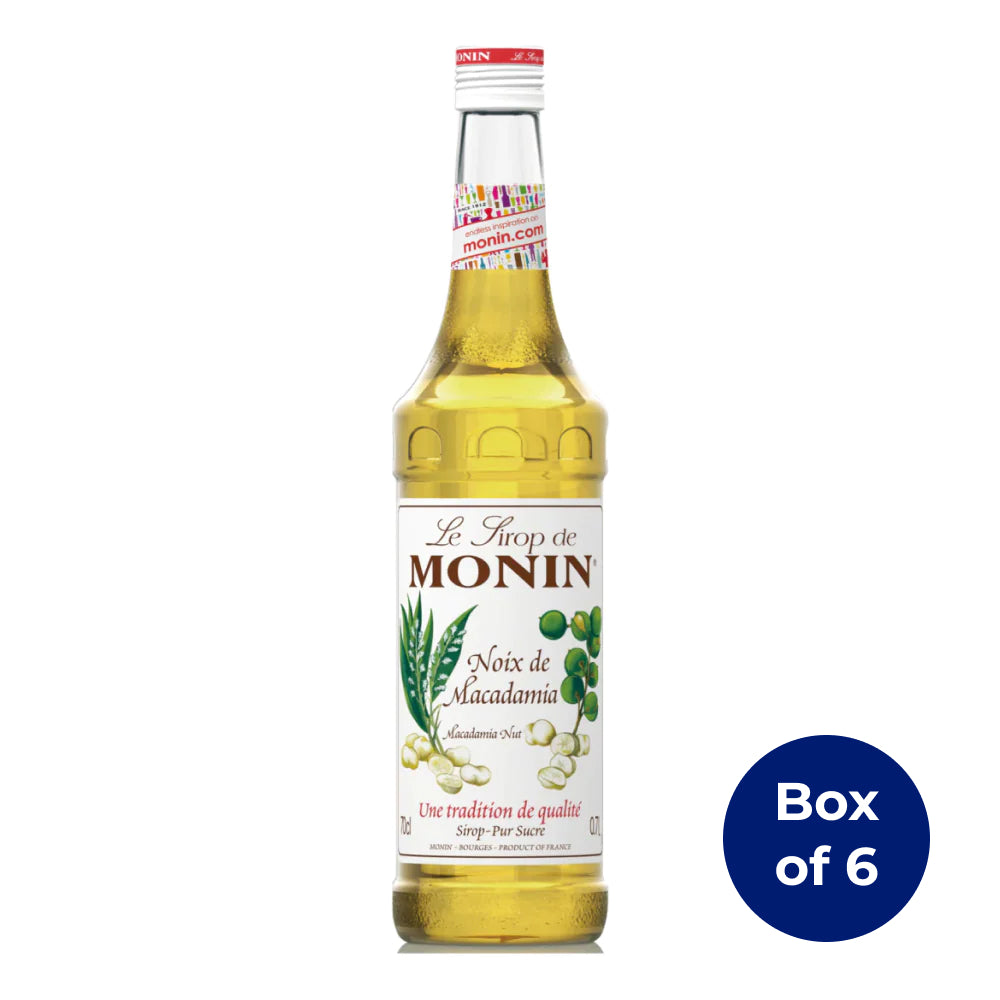Monin Macadamia Nut Syrup 700ml (Box of 6)