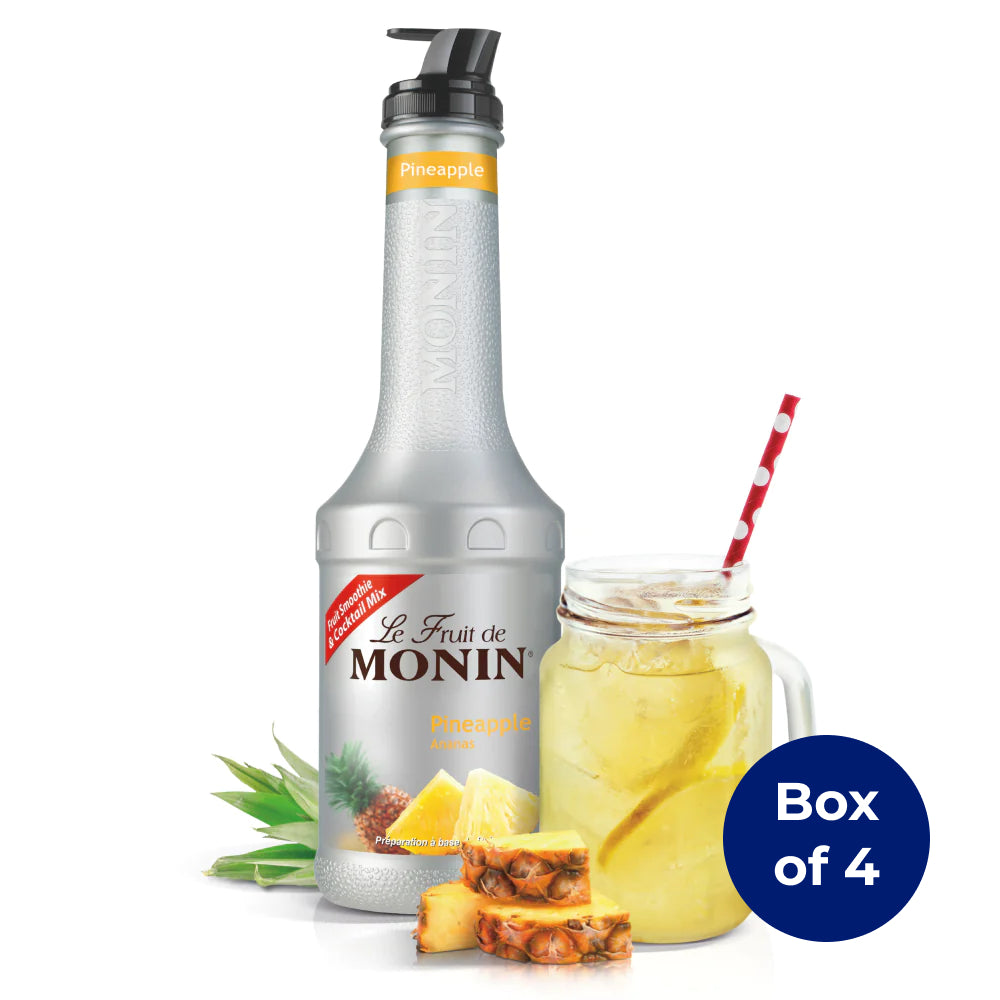 Monin Pineapple Puree 1L Box of 4