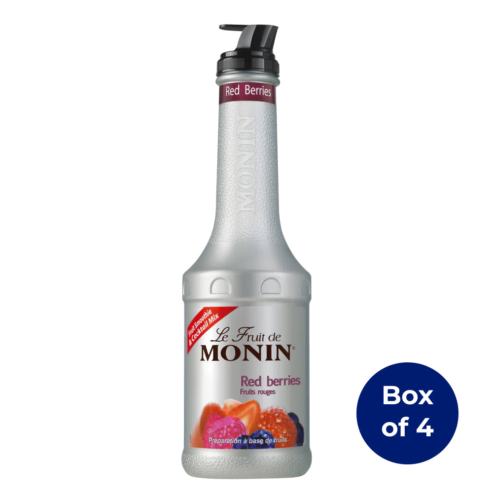 Monin Red Berry Puree 1L (Box of 4)