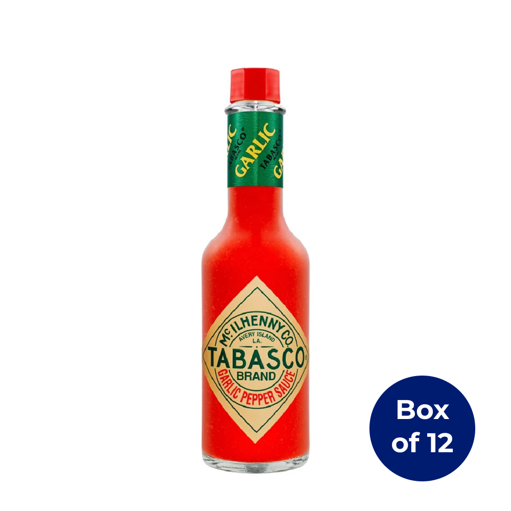 Tabasco Garlic Pepper Sauce 60ml (Box of 12)