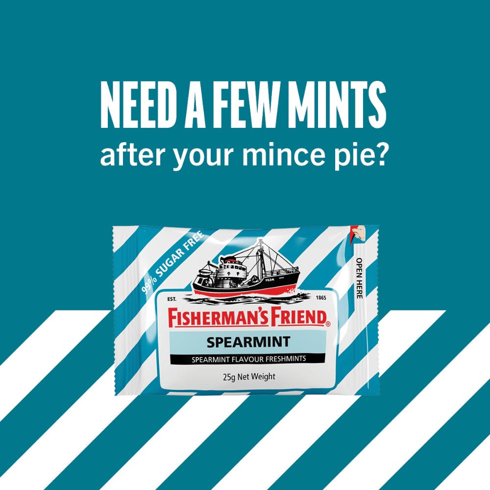 fresh spearmint flavor with Fisherman's Friend lozenges.