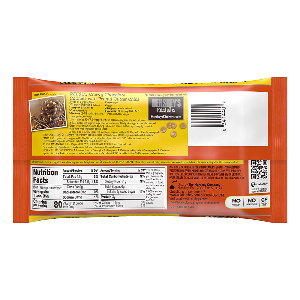 Reese's Peanut Butter Baking Chips 283g (Box of 12)
