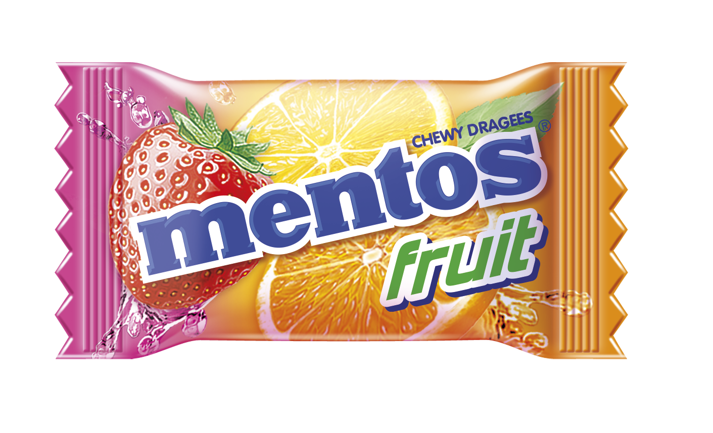 Mentos Fruit Candy Pillowpack 540g (Box of 12)