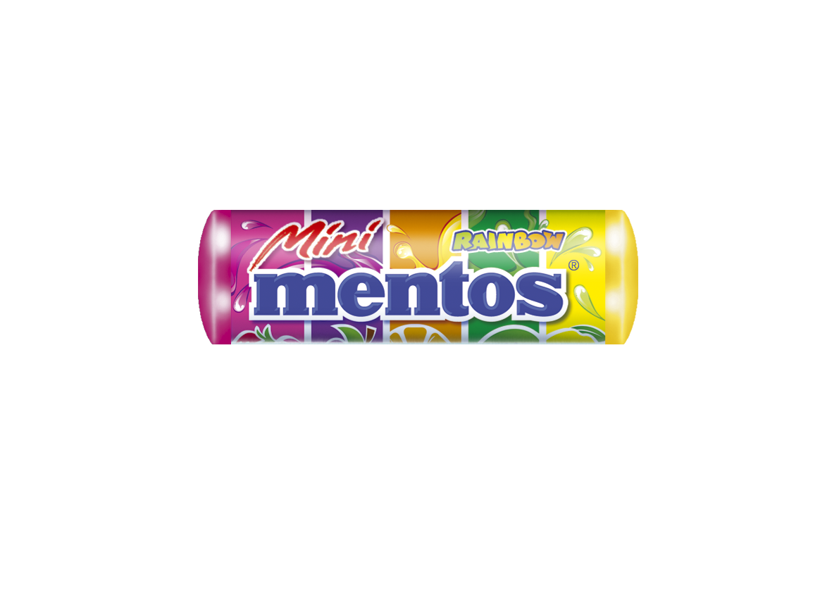 Mentos Raisin Mentos Mini Rainbow Bag 120g (Box of 11)