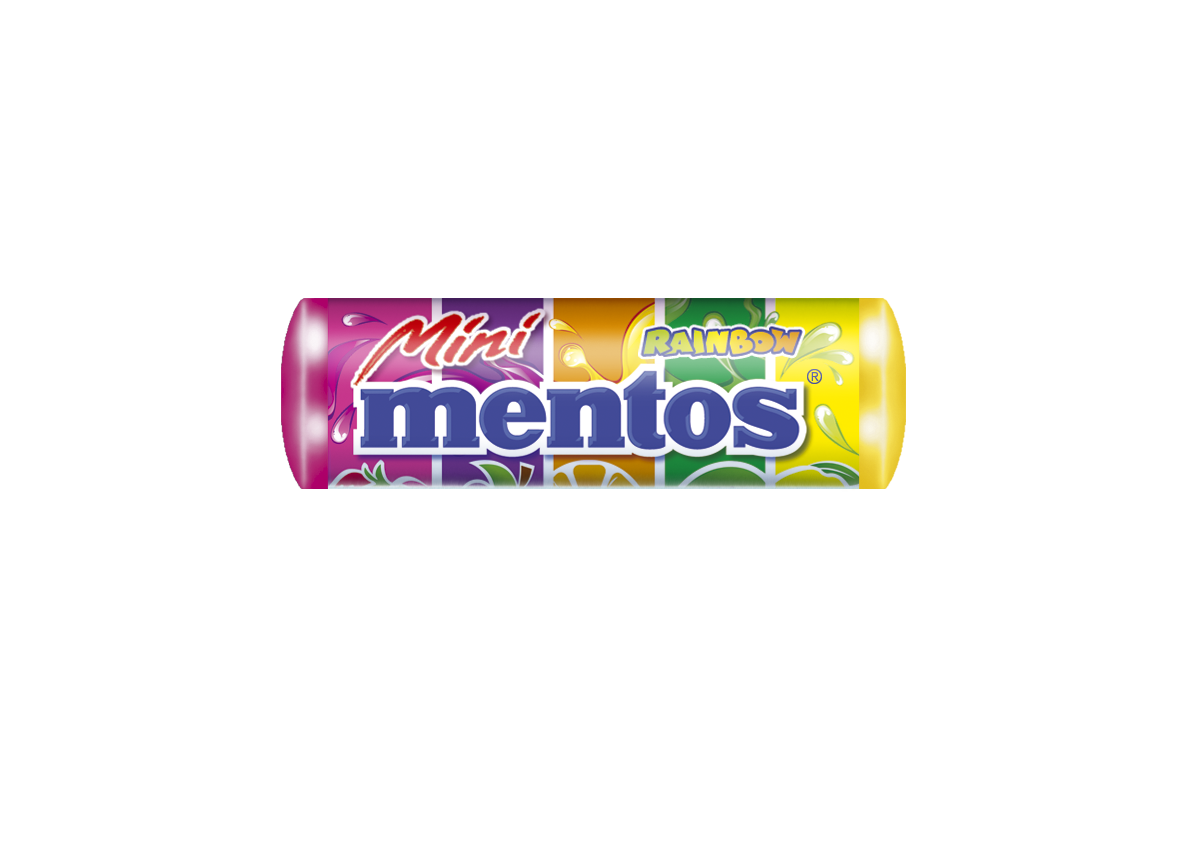 Mentos Mini Rainbow Bag 120g (Box of 11)