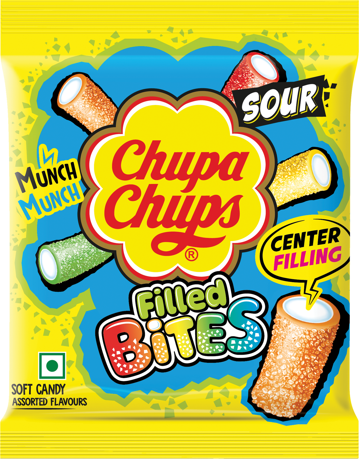 Chupa Chups Filled Bites 150g x 12