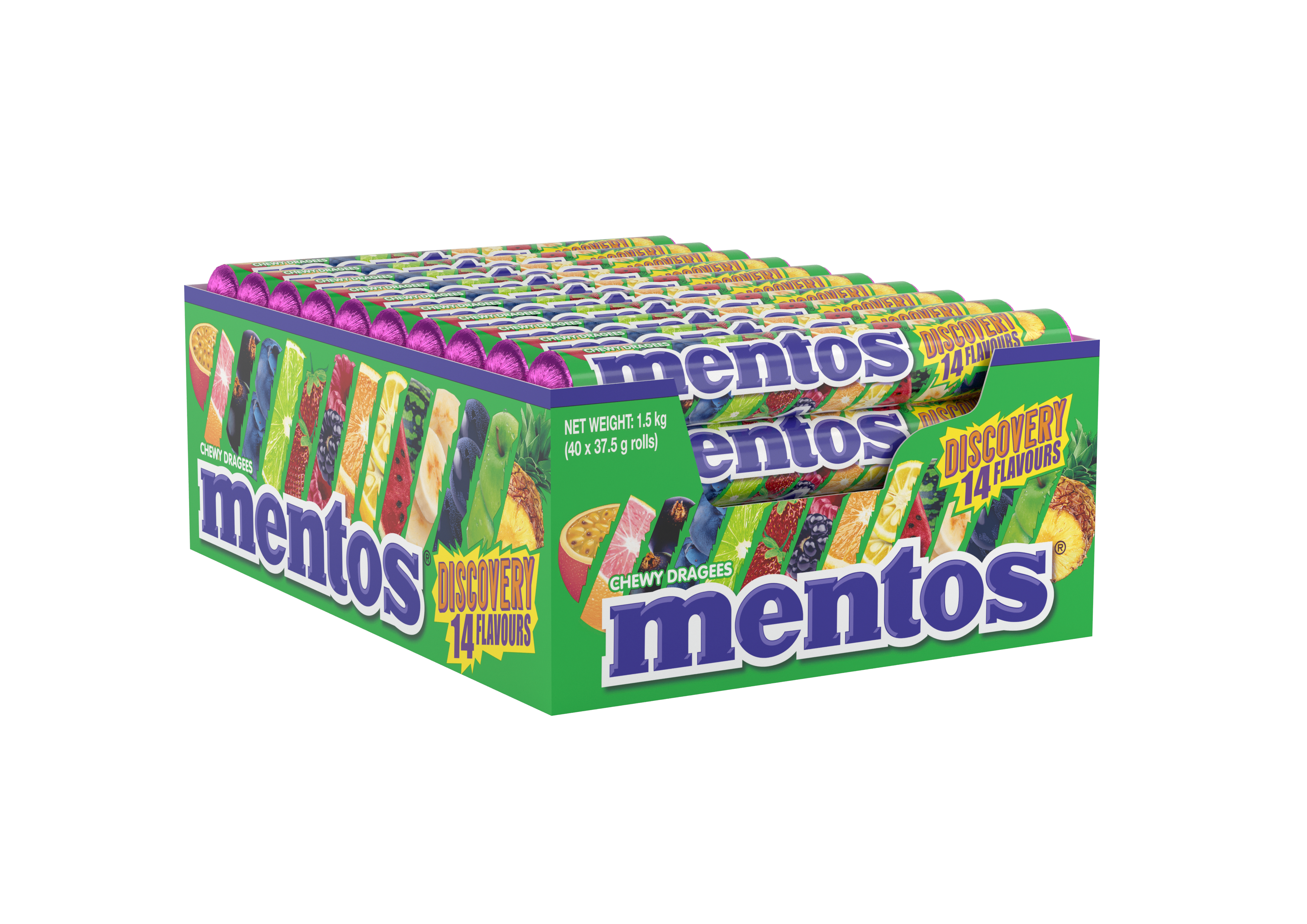 Mentos Discovery Candy Roll, 40 Rolls