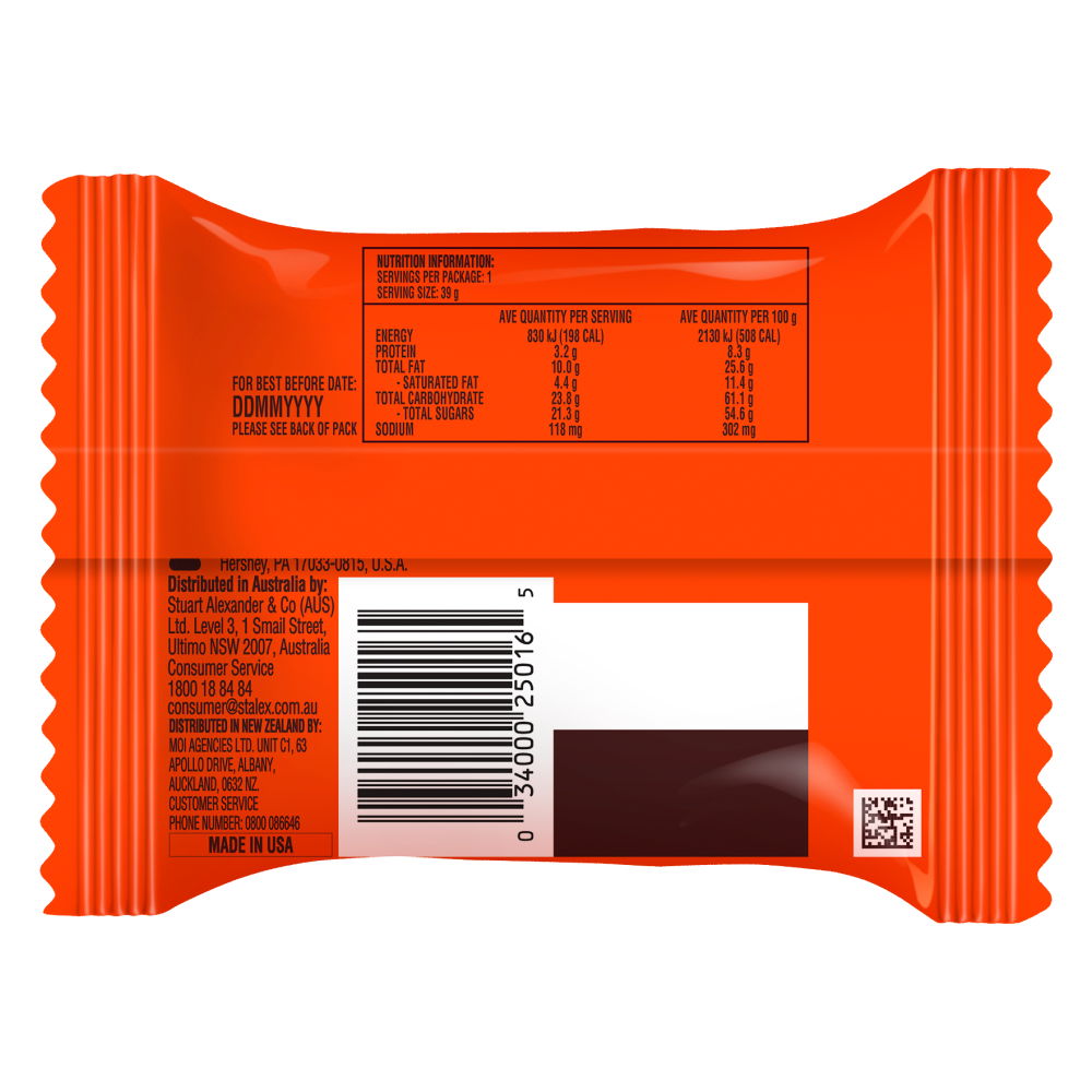 Reese's Milk Chocolate Caramel Big Cup 29g(Box of 16)