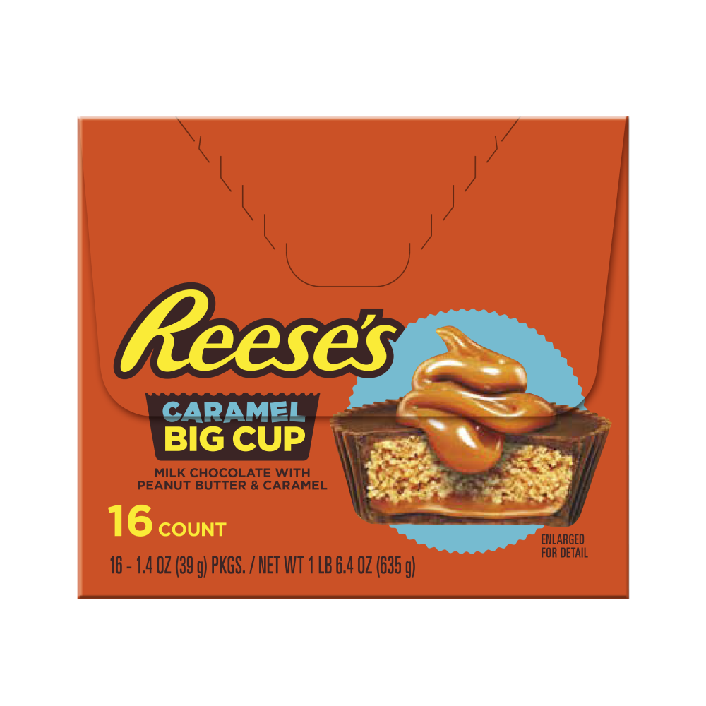 Reese's Milk Chocolate Caramel Big Cup 29g(Box of 16)