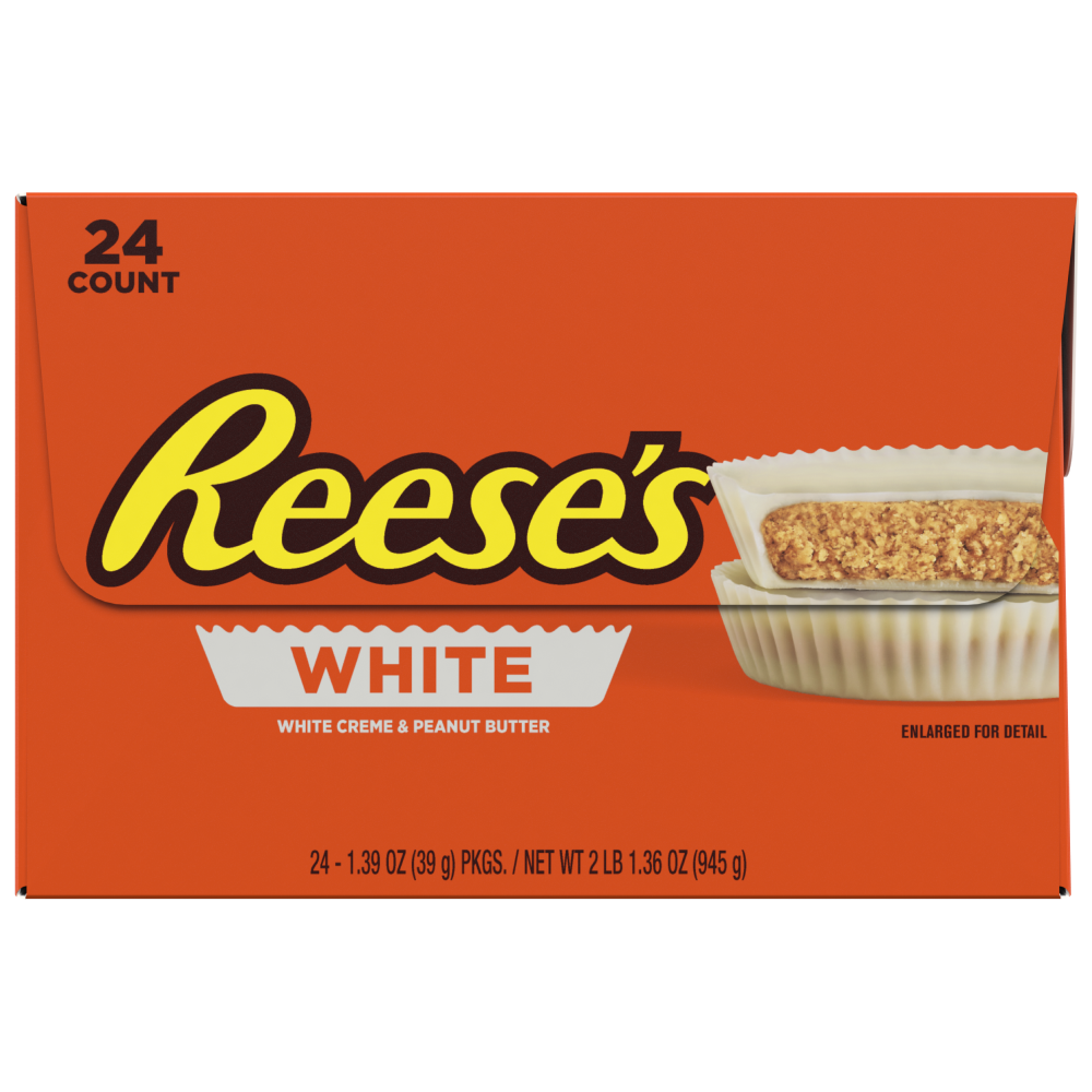 Reese's White Peanut Butter Cups 39g (Box of 24)