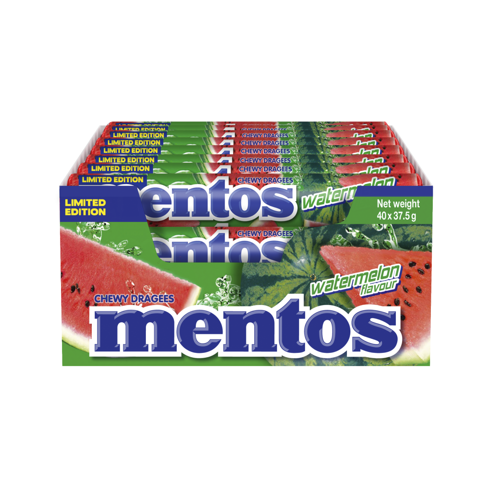 Mentos Watermelon Roll, 40 Rolls