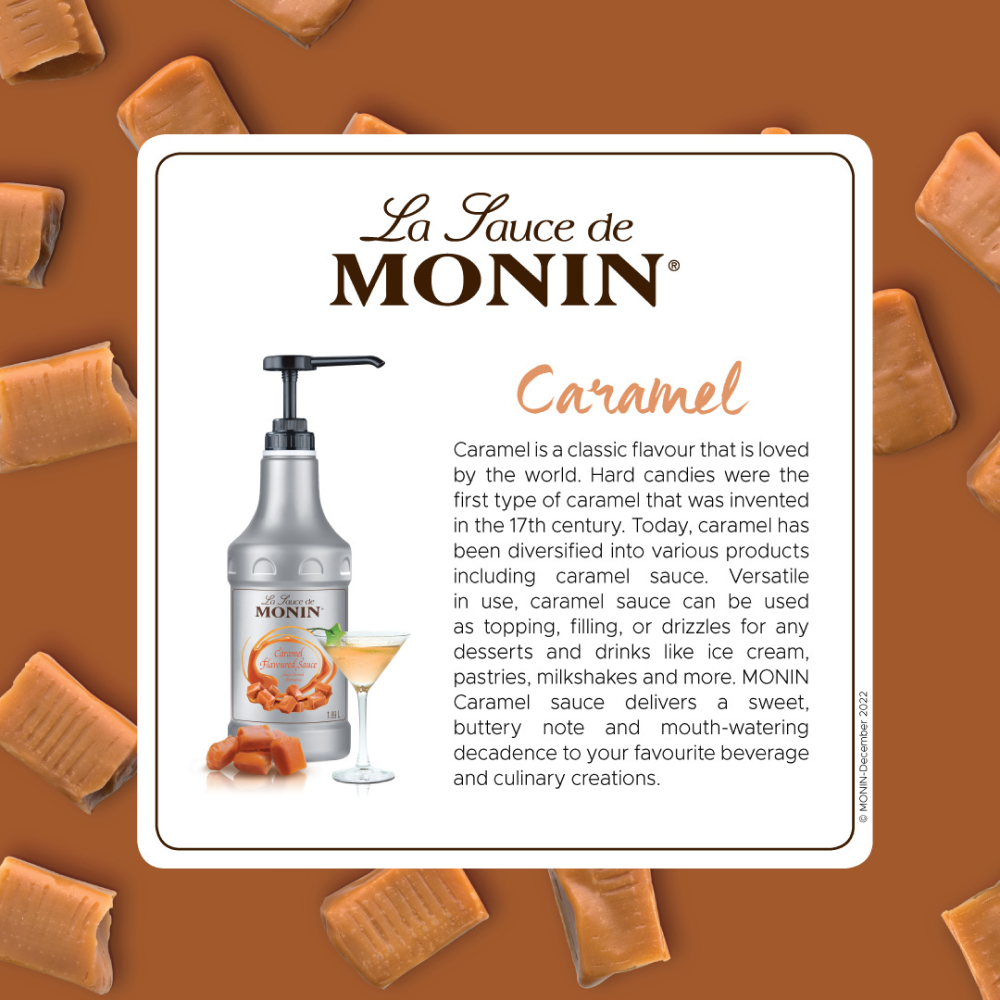 Monin Caramel Sauce 1.89L (Box of 4)