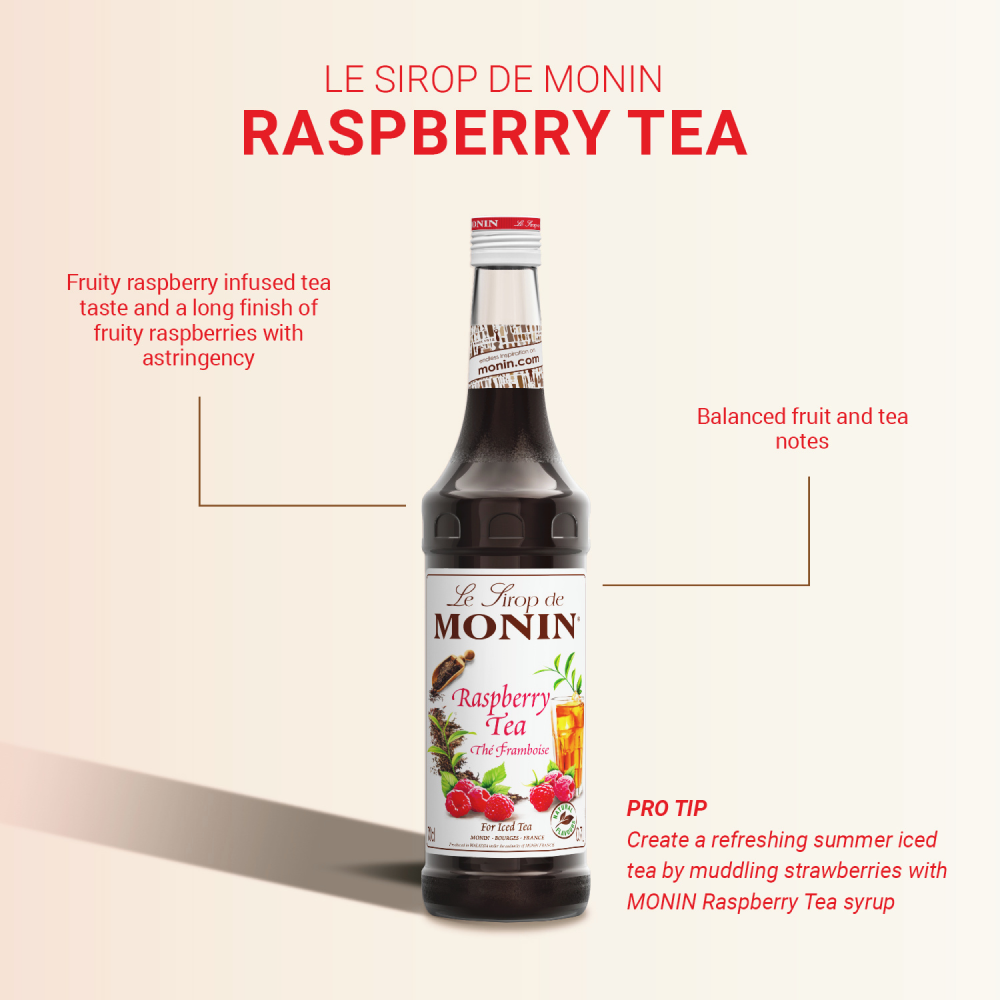 Monin Raspberry Tea Syrup