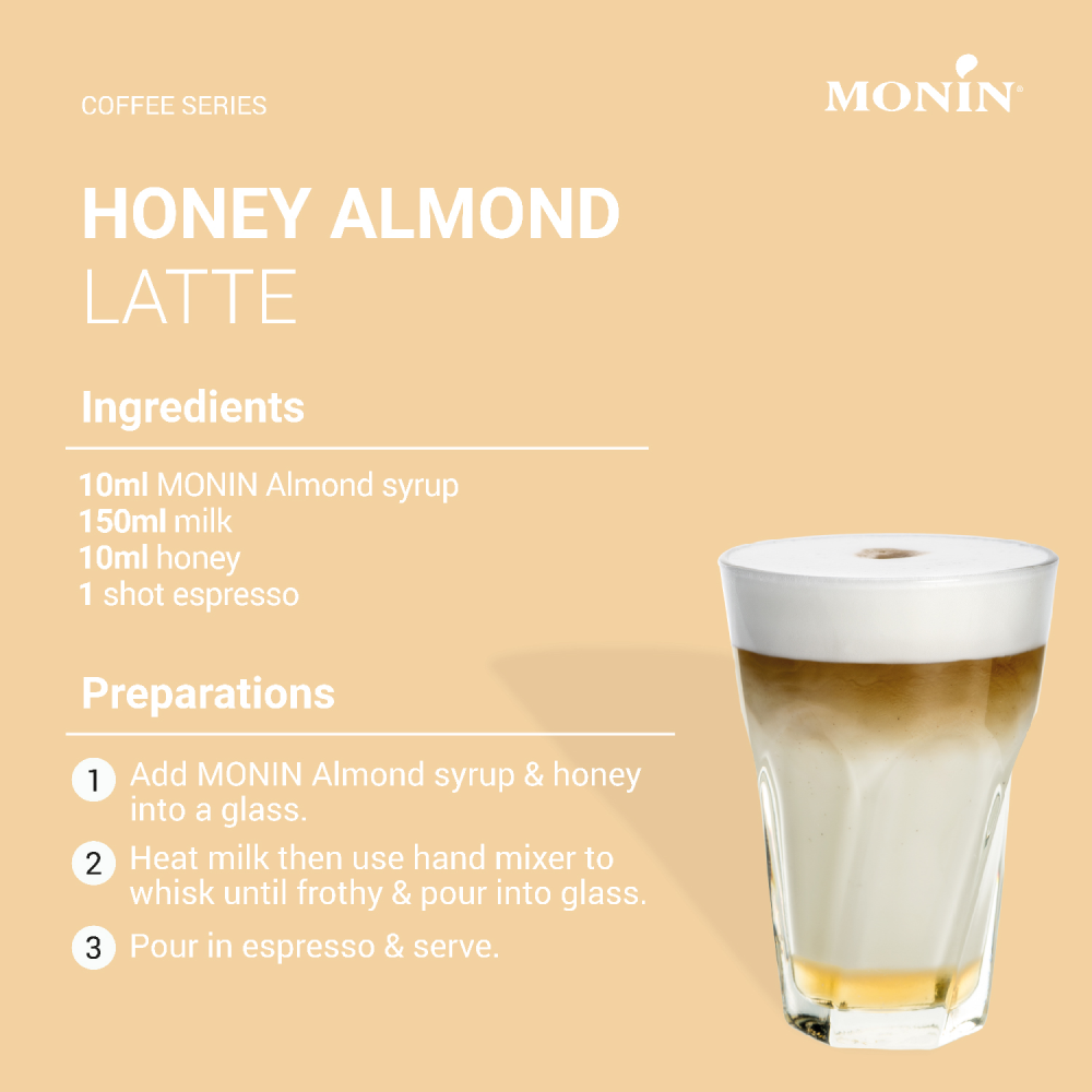 Monin Almond Syrup 700ml (Box of 6)